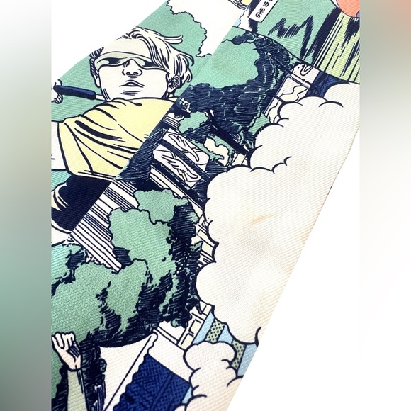 Hermes  Wow Twilly Scarf - Picture 7 of 8